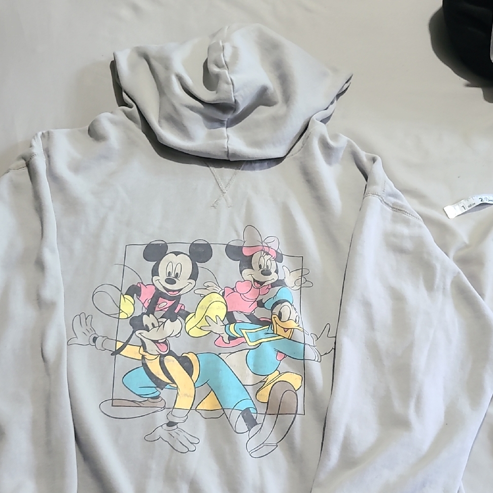 Disney Mickey and Friends Gray Hoodie